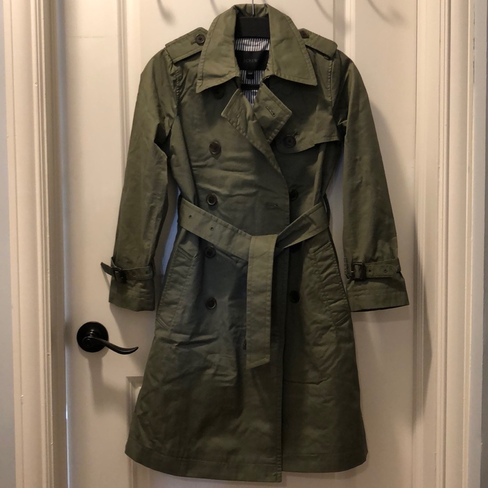 Brand new J. Crew Trench Coat P000